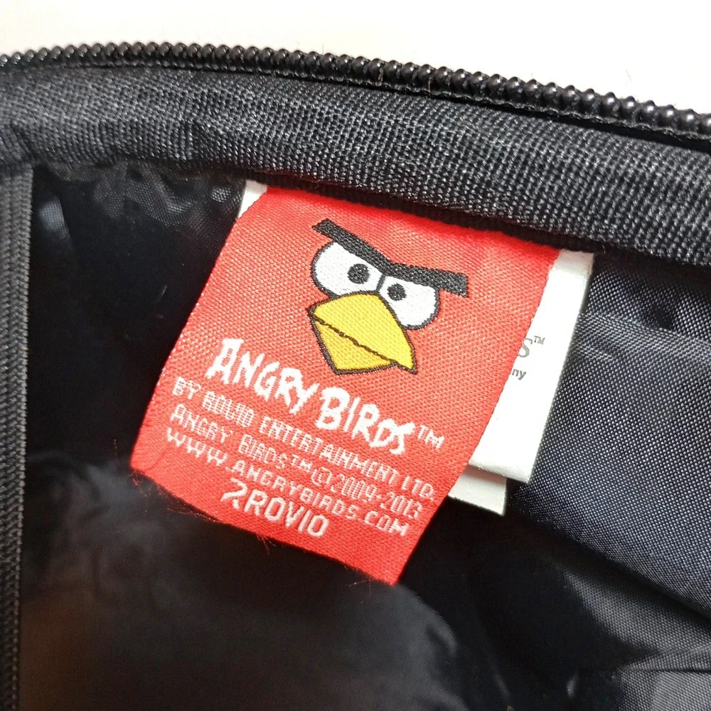 Angry Birds Kids Rolling Suitcase Carry On Luggage Bag Hard Shell Front 2-Wheel